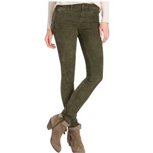 NWT Free People Corduroy Skinny Jeans in Black Olive